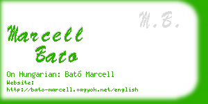 marcell bato business card