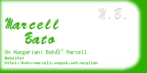 marcell bato business card